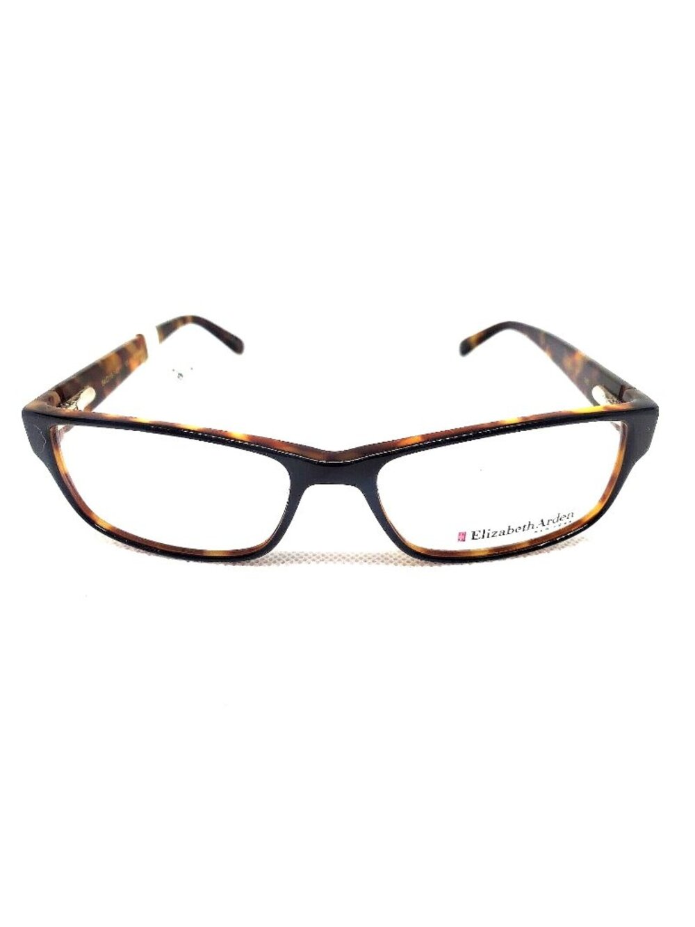 Elizabeth Arden Women Tortoise Brown Eyeglass Frames 54-16-140 Rectangular Shape